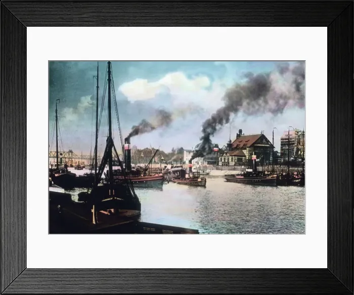 Framed Print : Rheinischer Abend - Rheinreise - Rheinfahrt Framed Print : Rheinischer Abend - Rheinreise - Rheinfahrt