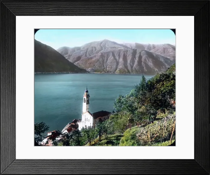 Framed Print : Der Comer See Framed Print : Der Comer See