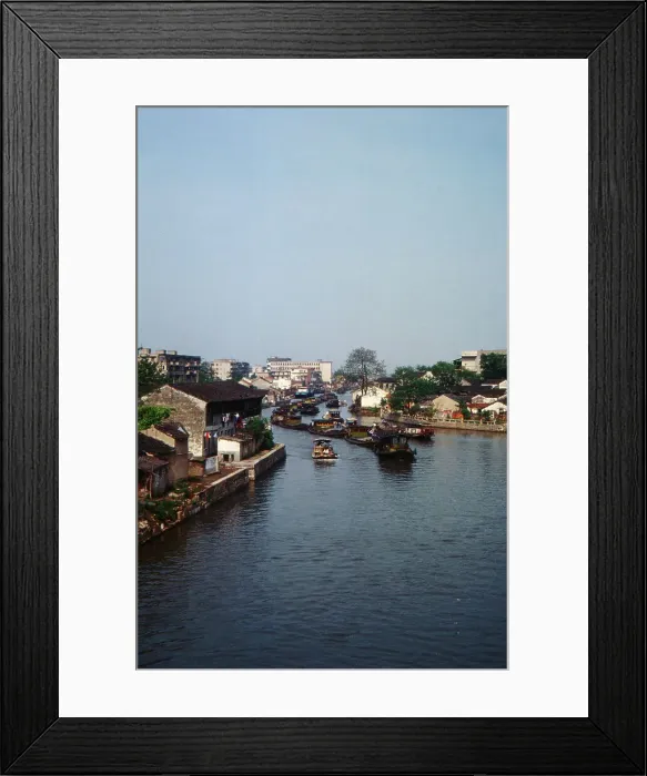 Framed Print : China. Bezirk des Konfuzius-Tempel in Nanjing, China 1980er Jahre Framed Print : China. Bezirk des Konfuzius-Tempel in Nanjing, China 1980er Jahre
