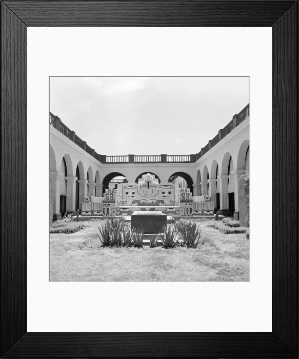 Framed Print : Peru. Repräsentativer öffentlicher Garten in der Stadt Nazca, Peru 1960er Jahre Framed Print : Peru. Repräsentativer öffentlicher Garten in der Stadt Nazca, Peru 1960er Jahre