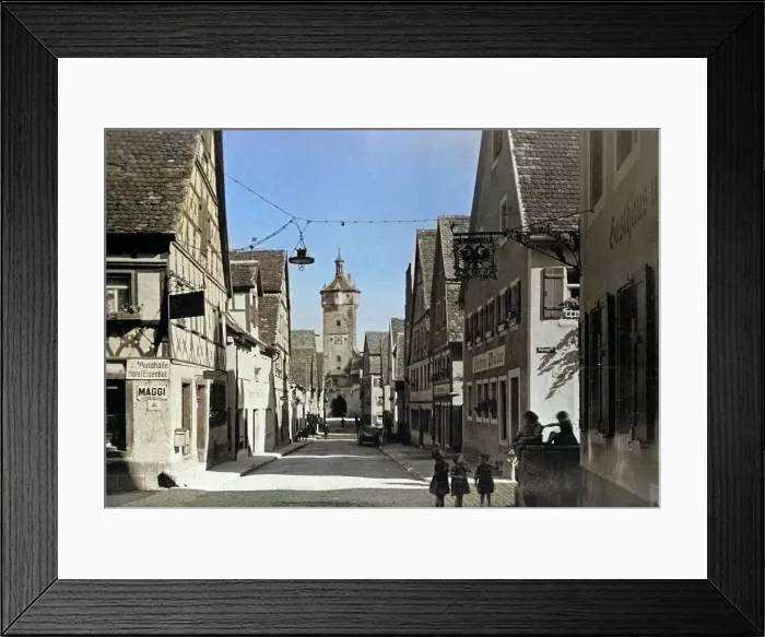 Framed Print : Fränkische Städte Framed Print : Fränkische Städte