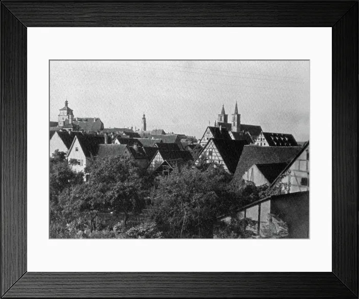 Framed Print : Fränkische Städte Framed Print : Fränkische Städte