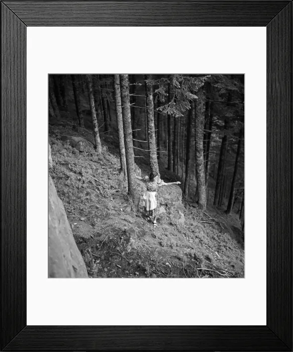Framed Print : Evelyn von Schoening in der Kur im Schwarzwald Framed Print : Evelyn von Schoening in der Kur im Schwarzwald