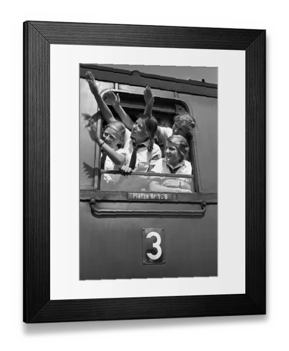Framed Print : BdM fährt in Ferien Framed Print : BdM fährt in Ferien