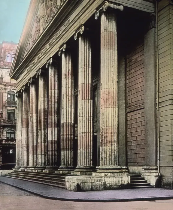 Framed Print : Aachen. Das Stadttheater am Theaterplatz in Aachen, 1920er Jahre
