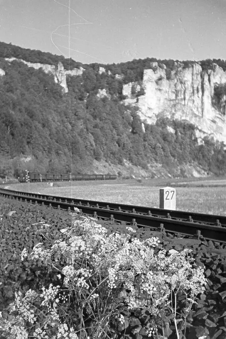 Framed Print : Blüte. Idyllisches Schwarzwaldpanorama mit durch das Tal führenden Gleisen Framed Print : Blüte. Idyllisches Schwarzwaldpanorama mit durch das Tal führenden Gleisen