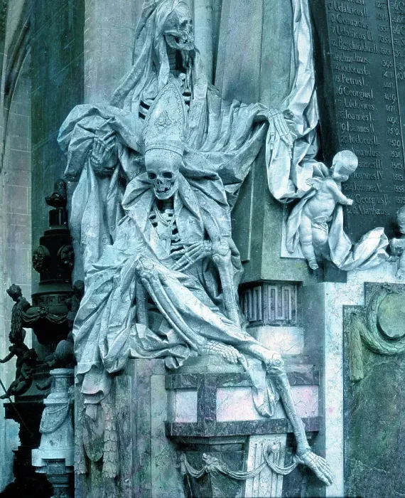 Stampa con cornice : Bodensee. Memento mori in Münster di Salem Stampa con cornice : Bodensee. Memento mori in Münster di Salem