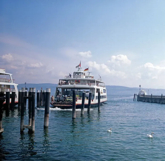 Framed Print : Bodensee. Reise zum Bodensee, Deutschland 1980er Jahre Framed Print : Bodensee. Reise zum Bodensee, Deutschland 1980er Jahre