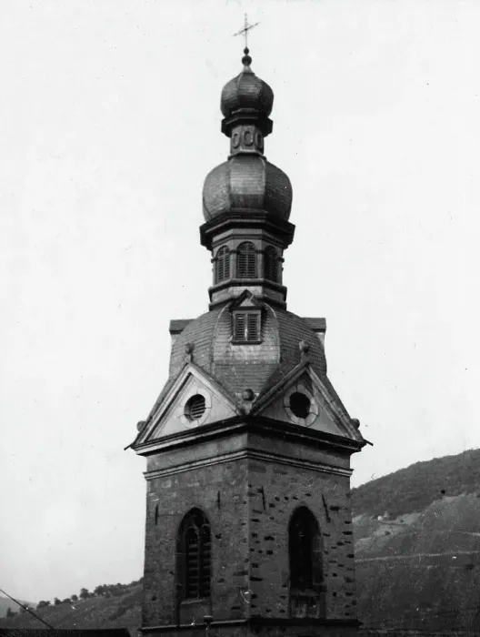 Framed Print : Cochem. Turmhelm der Kirche St.Martin in Cochem, Deutschland 1930er Jahre Framed Print : Cochem. Turmhelm der Kirche St.Martin in Cochem, Deutschland 1930er Jahre