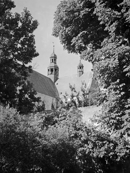 Impression encadrée : Danzig. Danzzig vue du château épiscopal des années 1930 Impression encadrée : Danzig. Danzzig vue du château épiscopal des années 1930