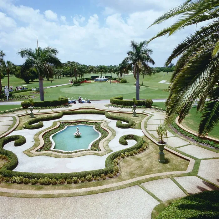 Gerahmter Druck : Florida. Golfplatz in Miami, Florida (USA) um 1987 Gerahmter Druck : Florida. Golfplatz in Miami, Florida (USA) um 1987