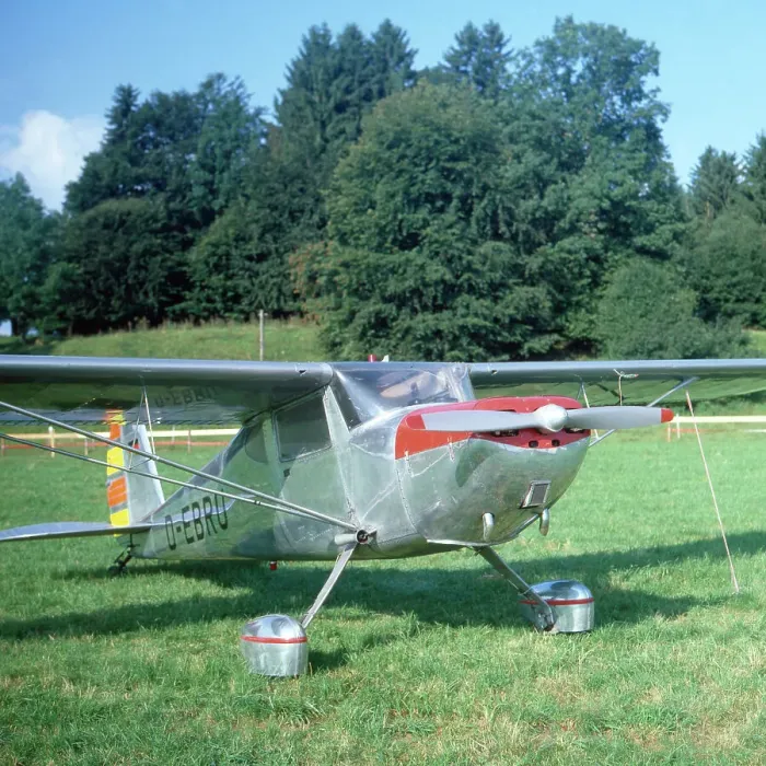 Gerahmter Druck : Flugzeug. Cessna 140 Motorenflugzeug, Ende der 80er Jahre Gerahmter Druck : Flugzeug. Cessna 140 Motorenflugzeug, Ende der 80er Jahre