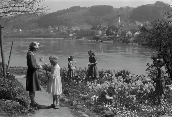 Gerahmter Druck : Germany. Deutschland - Deutschland um die 1950er Jahre