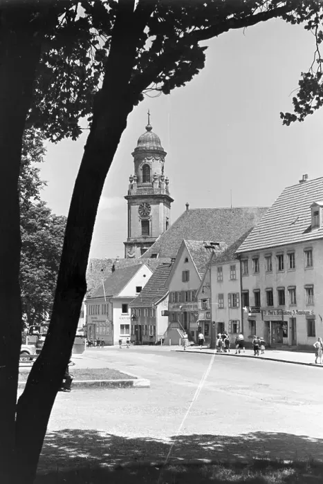 Stampa con cornice : Hechingen. Un'escursione a Hohenzollern-Hechingen, Germania anni '30 Stampa con cornice : Hechingen. Un'escursione a Hohenzollern-Hechingen, Germania anni '30
