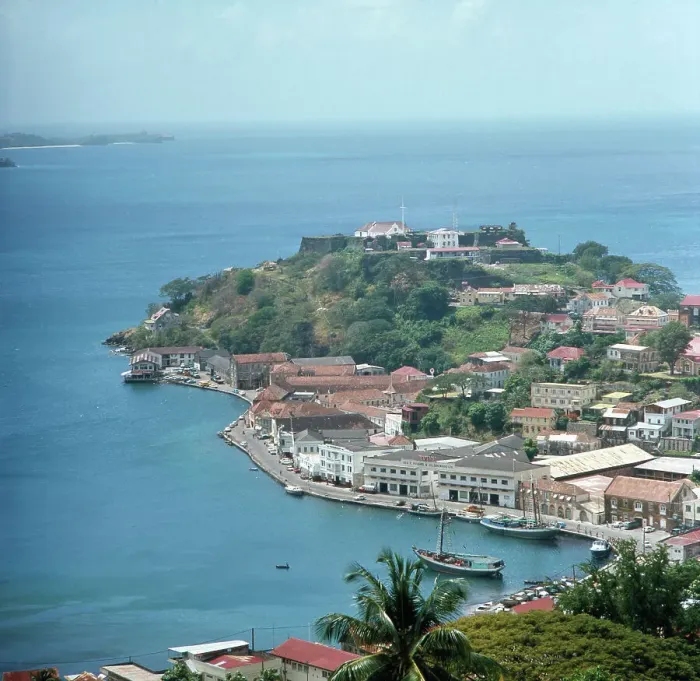Framed Print : Karibik. Reise nach Grenada, Karibik 1970er Jahre. Journey to Grenada, Caribbean 1970s