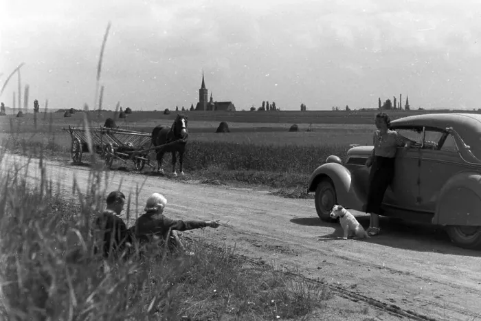 Impresión enmarcada : Kitzingen. Una viaje a Kitzingen, Alemania década de los años treinta
