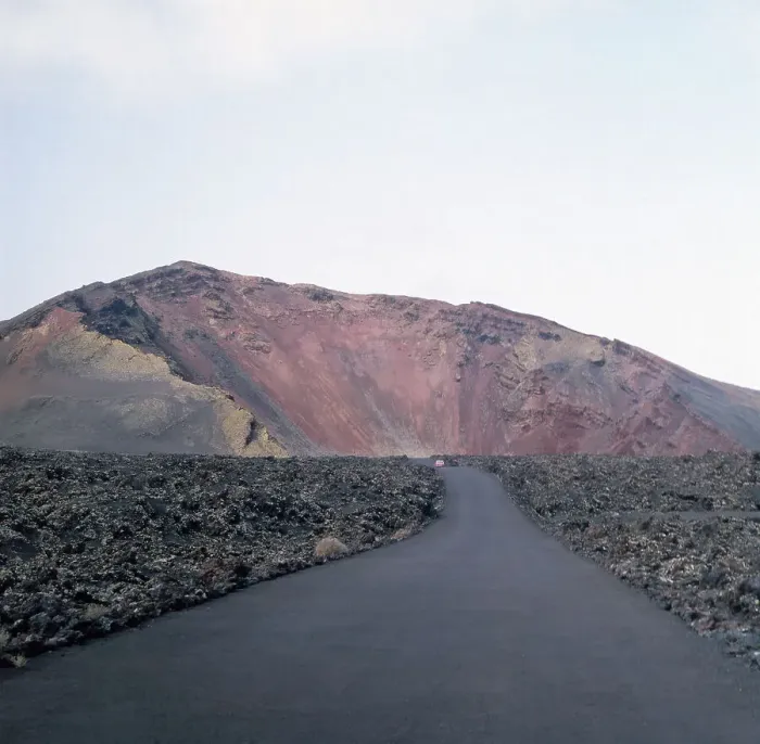Gerahmter Druck : Lanzarote. Die Montanas del Fuego in den Vulkanen auf der kanarischen Insel Gerahmter Druck : Lanzarote. Die Montanas del Fuego in den Vulkanen auf der kanarischen Insel