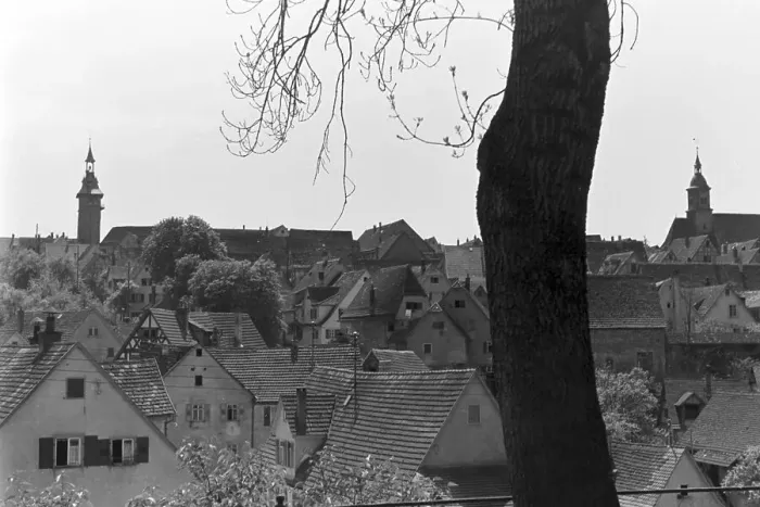 Impression encadrée : Marbach. Un sortie à Marbach, République allemande des années 1930 Impression encadrée : Marbach. Un sortie à Marbach, République allemande des années 1930