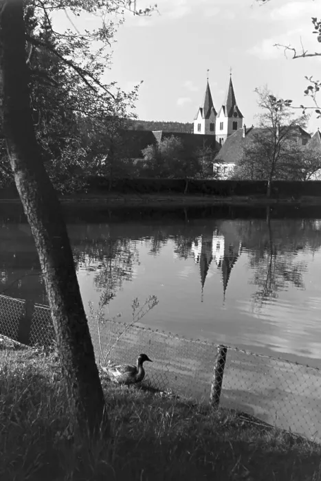 Impresión enmarcada : Murrhardt. Un viaje a Murrhardt, Alemania década de los años treinta
