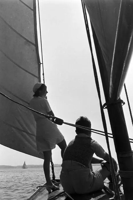 Framed Print : Ostsee. Ein Sommertag an der Ostsee, Deutschland 1930er Jahre