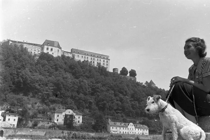 Gerahmter Druck : Passau. Ein Besuch in Passau, Deutschland der 1930er Jahre