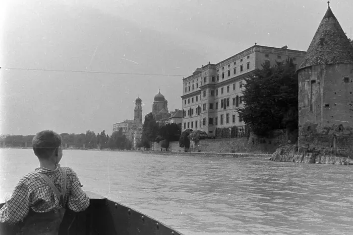 Gerahmter Druck : Passau. Ein Besuch in Passau, Deutschland der zwanziger Jahren des deutschen Kaiserreiches