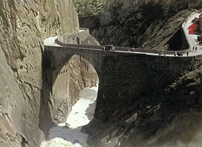 Stampa con cornice : Schweizfahrt Stampa con cornice : Schweizfahrt