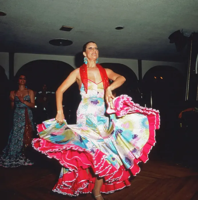 Framed Print : Spanien. Eine Frau tanzt Flamenco, Spanien. A woman dancing Flamenco, Spain