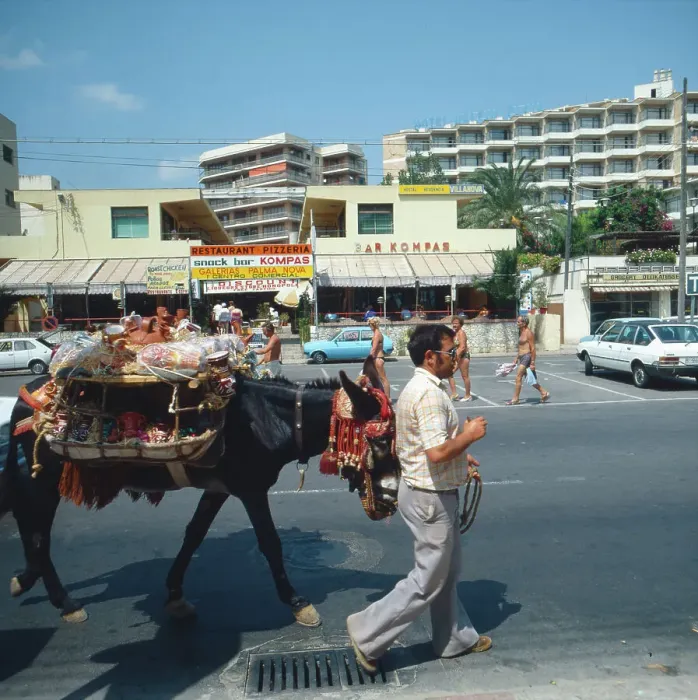 Stampa con cornice : Spanien. Una viaggio a Mallorca, Spagna anni '70 Stampa con cornice : Spanien. Una viaggio a Mallorca, Spagna anni '70
