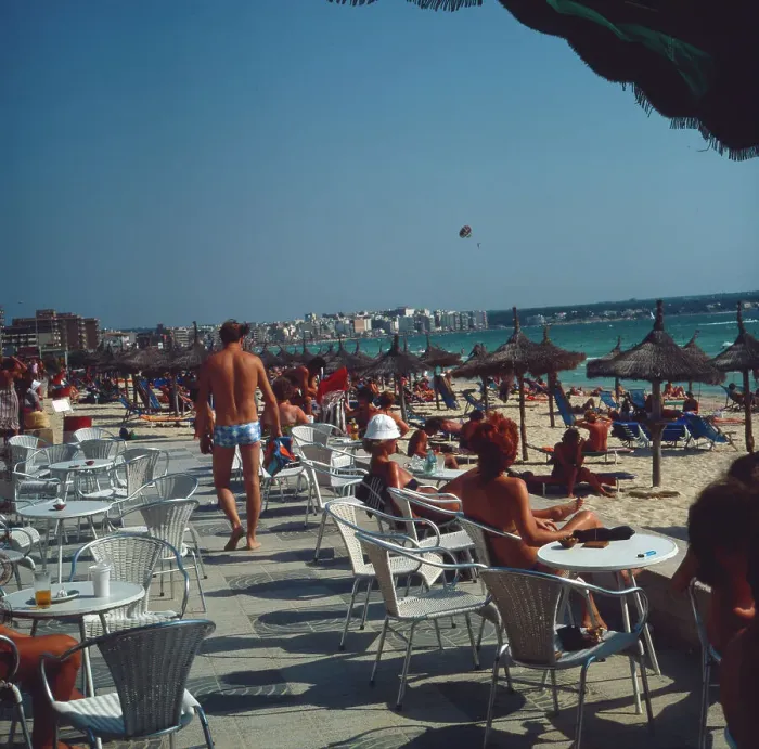 Stampa con cornice : Spanien. Una viaggio a Mallorca, Spagna anni '70 Stampa con cornice : Spanien. Una viaggio a Mallorca, Spagna anni '70