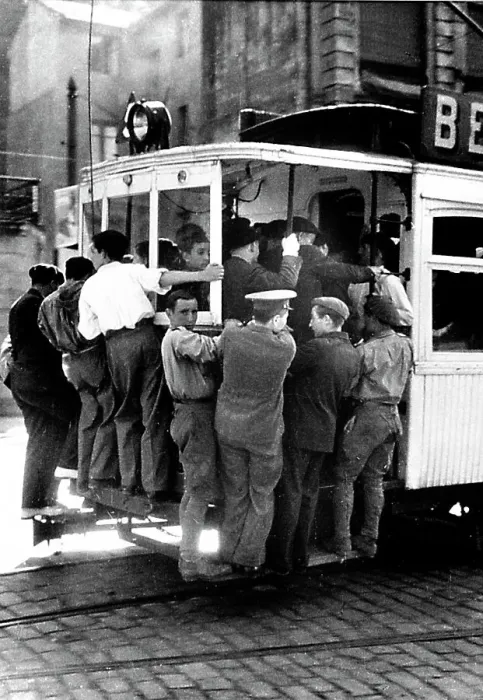 Impresión enmarcada : Straßenbahn Impresión enmarcada : Straßenbahn