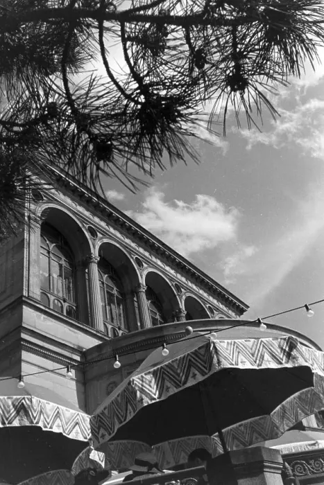 Gerahmter Druck : Stuttgart. Die Kaffee-Terrasse der Villa Berg in Stuttgart, Deutschland, jahre Dreißig Gerahmter Druck : Stuttgart. Die Kaffee-Terrasse der Villa Berg in Stuttgart, Deutschland, jahre Dreißig