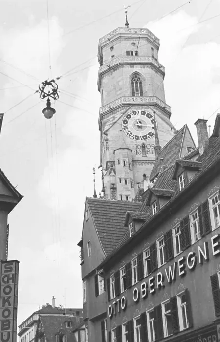 Stampa con cornice : Stuttgart. La città centro di Stoccarda, Germania Anni '30 Stampa con cornice : Stuttgart. La città centro di Stoccarda, Germania Anni '30