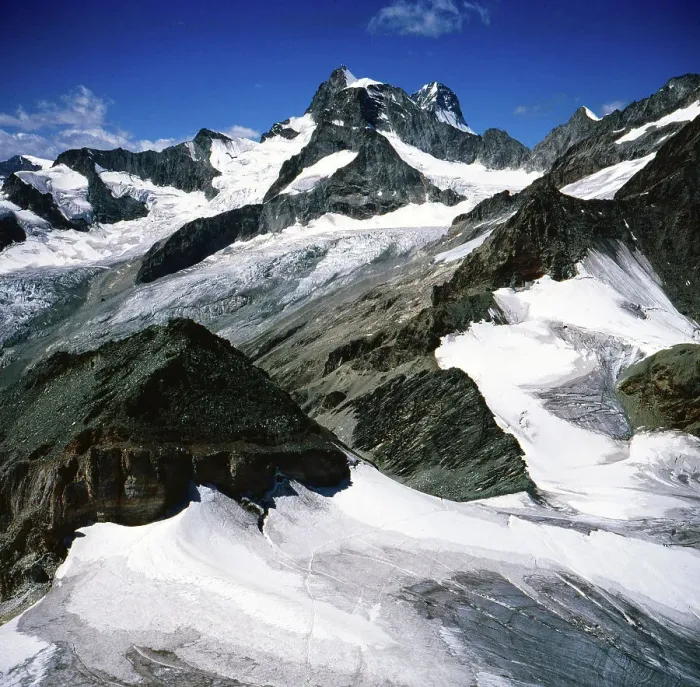Gerahmter Druck : Walliser Alpen