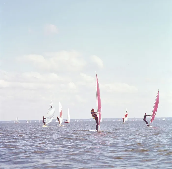 Framed Print : Windsurfing Framed Print : Windsurfing