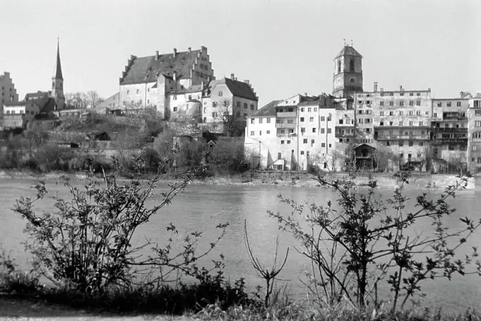 Framed Print : Zu Besuch in Wasserburg am Inn