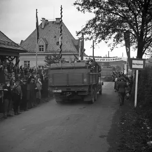 Kreisstadt Prints: Adolf Hitler in Asch, Sudetenland