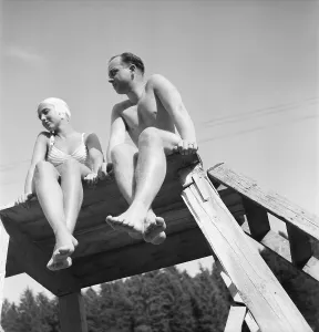 Ein Ausflug nach Bad Rippoldsau-Schapbach, Deutschland 1930er Jahre.