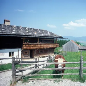 Bauernhaus Imprime: Bayern - Oberbayern