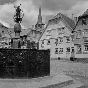 Marktbrunnen Stampe: Bischofsheim an der Rhön