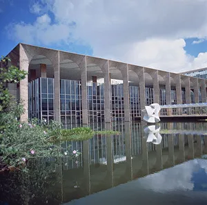 Brasilien, Brasilia, Das Regierungsgebäude von Brasilia