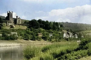Impresiones de Viaje de vacaciones por ciudades franconesas en la década de los veinte en Neckarsteinach Jakob Volk Imprime: Ciudades francesas