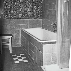 Badezimmer Drucke: In der Pension