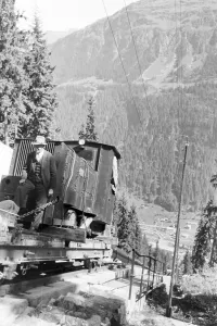 Un pueblo se forma en el Piz Buin