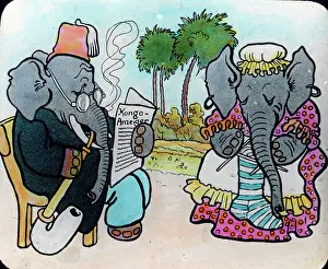 Hausfrau Prints: Elefantengeschichte