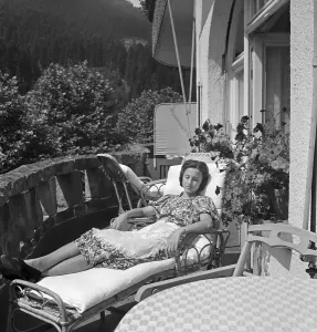 Kurhotel Stampe: Evelyn von Schoening in der Kur im Schwarzwald