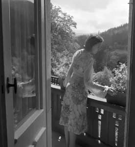 Kurhotel Stampe: Evelyn von Schoening in der Kur im Schwarzwald