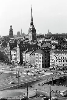 Churches Prints: Gamla Stan Altstadt von Stockholm