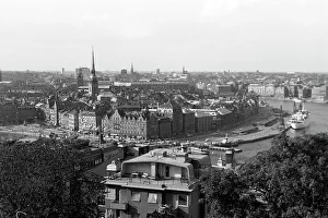 Churches Prints: Gamla Stan Altstadt von Stockholm