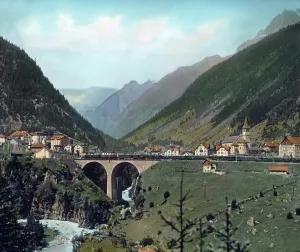 Track Drucke: Gotthard Simplon Bahn